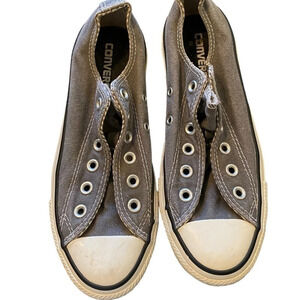 Converse All Star gray double tongue Low Top Sneakers sz 7 
Trainers Classic